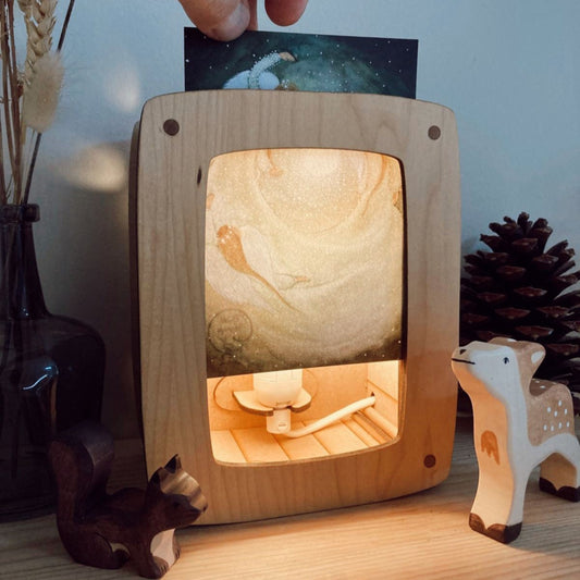 Het Houtlokael - Postcard Lamp