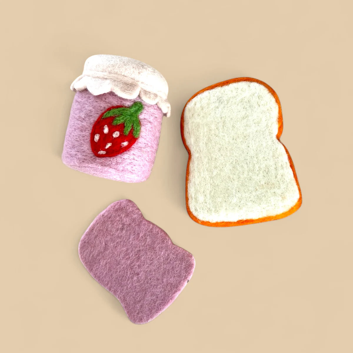 Strawberry Jam Spread with Toast (Set of 3)