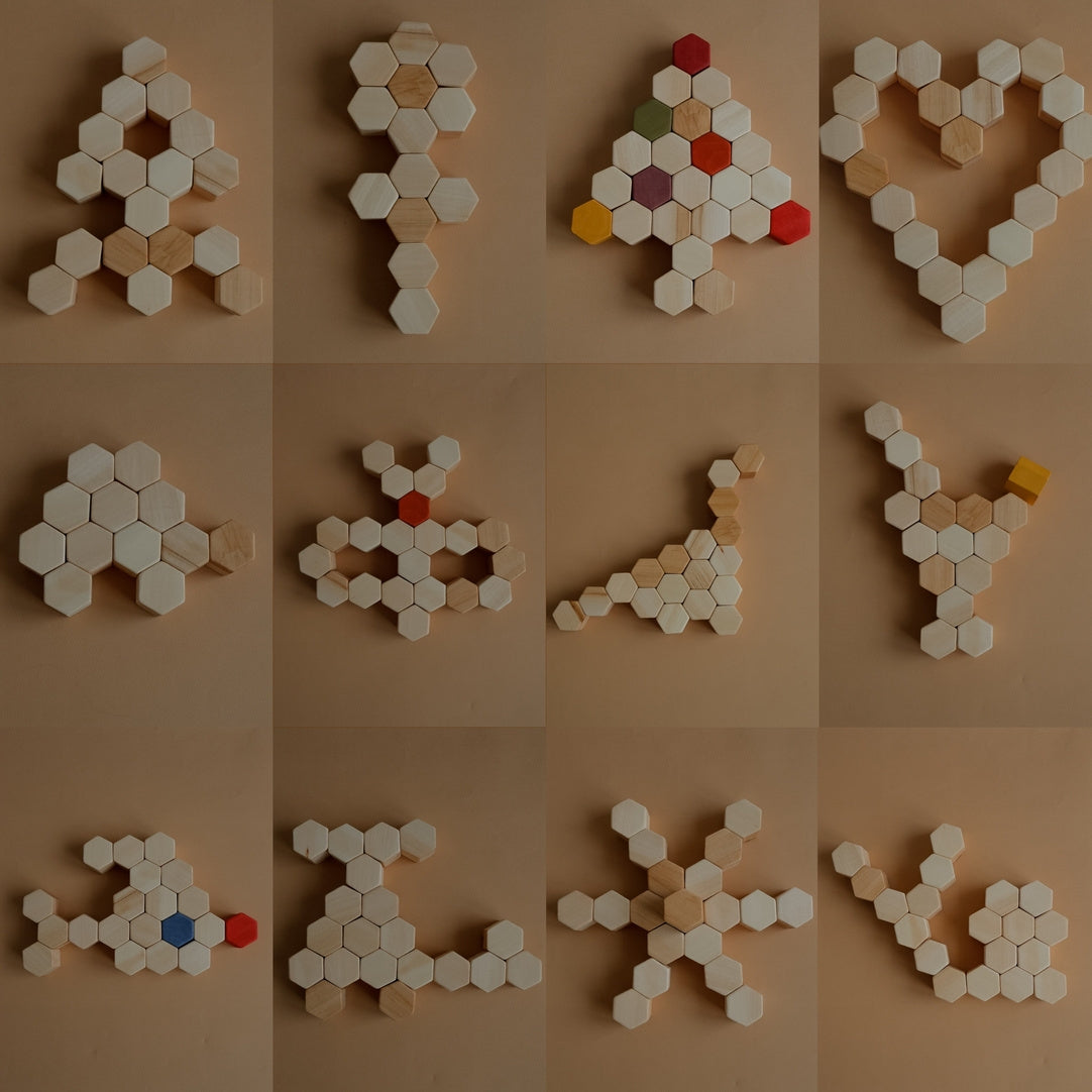 Honeycomb Block Set (Set of 20)