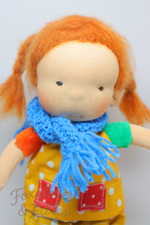 Pippi Longstocking - Organic Waldorf Doll