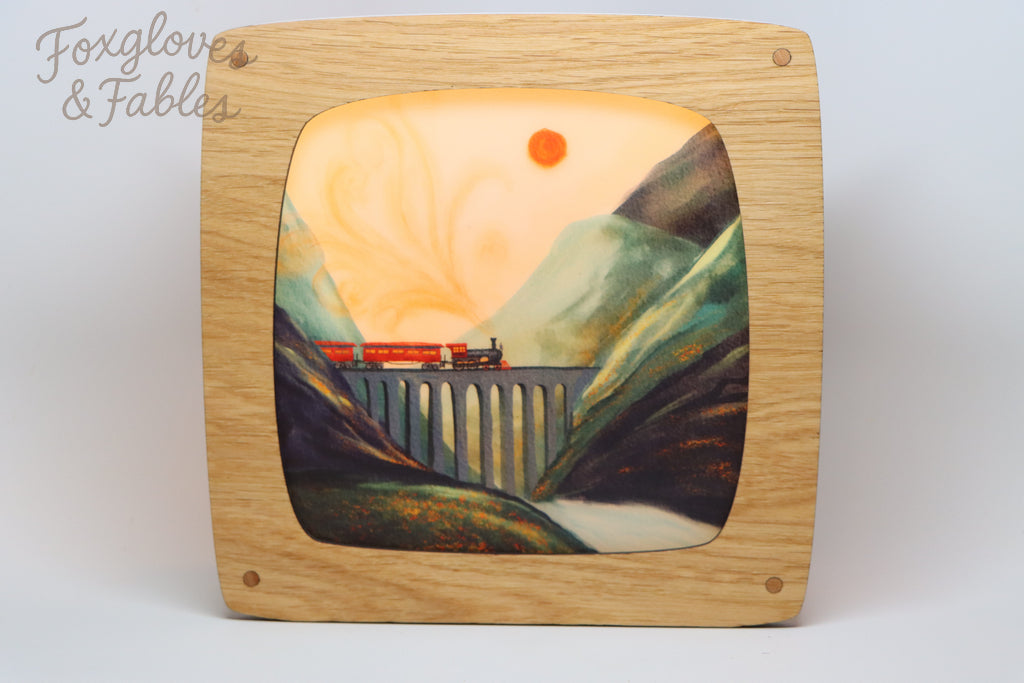 "Train in the Mountains" by Hannah's Illustrations