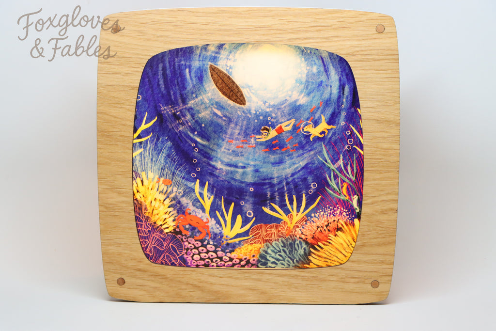 "Coral Dive" by Hannah's Illustrations