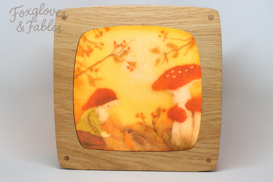 "Gnome with Mushroom" by Ann Galland