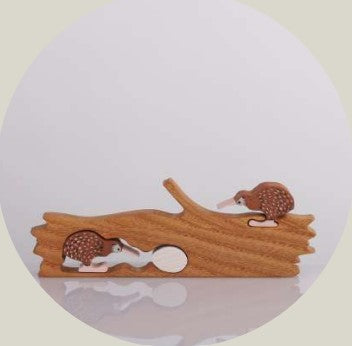 Kiwi Bird Log
