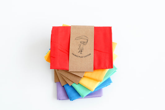 Play Cloth Sets - Rainbow (Set of 6)