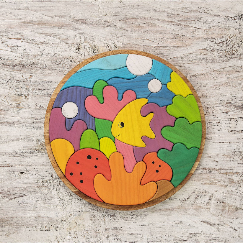 Coral Reef Big Round Puzzle (25 pieces)