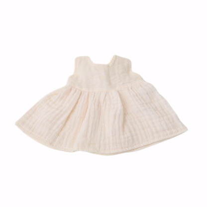 Muslin Sleeveless Dress - Ivory