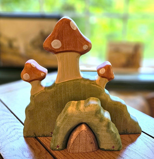 Triple Tiered Mushroom Cottage (3 Piece Set)