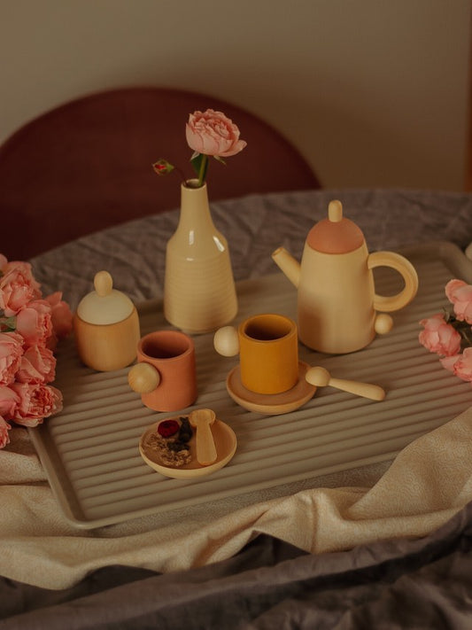 Wooden Tea Set