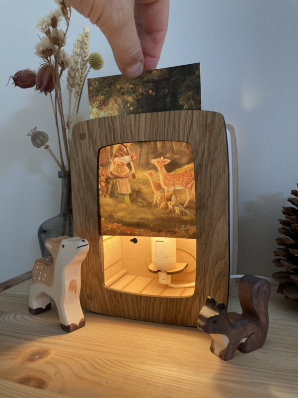 Het Houtlokael - Postcard Lamp