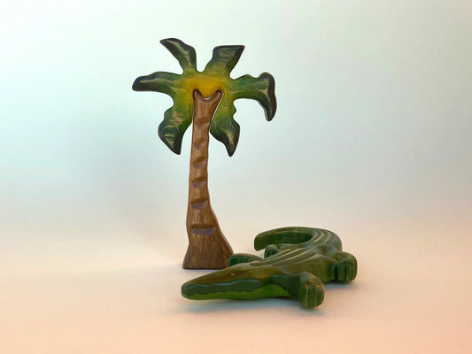 Palm Tree & Alligator Set