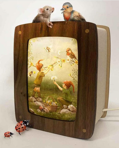 Het Houtlokael - Postcard Lamp