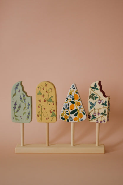 Wooden Ice Cream Set