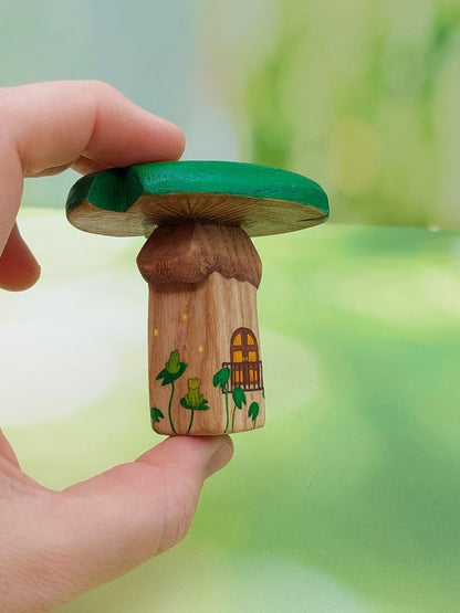 Miniature Mushroom Houses (Single Stem)