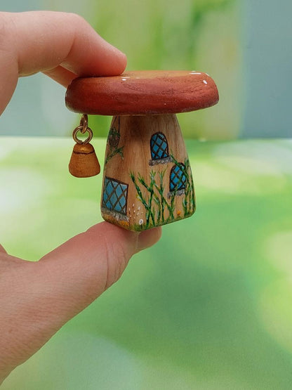 Miniature Mushroom Houses (Single Stem)