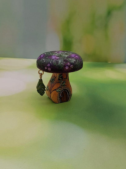 Miniature Mushroom Houses (Single Stem)