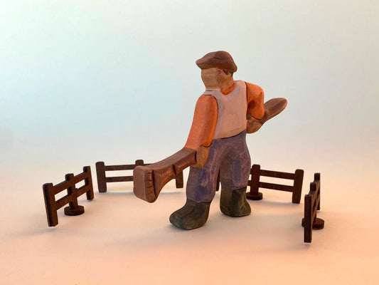 Farmer with Geese Set