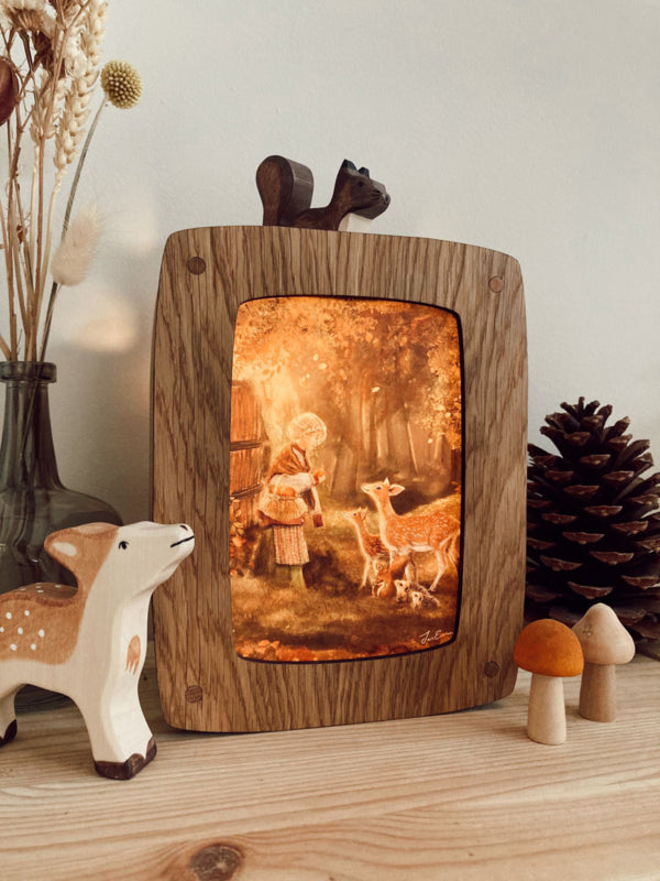 Het Houtlokael - Postcard Lamp