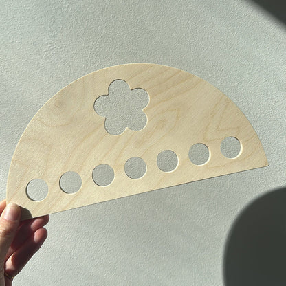 Play Cloth Wooden Display - Flower