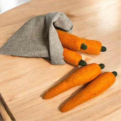 Canvas Sack of Carrots