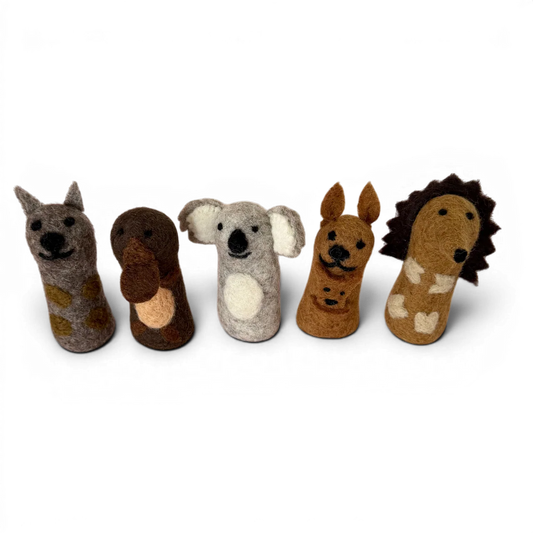 Finger Puppets - Aussie Friends (Set of 5)