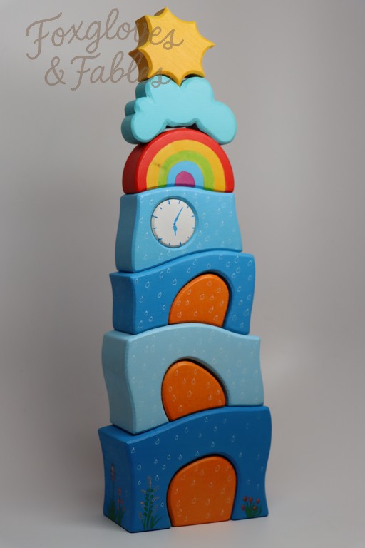 Rainbow Stacker Skyscraper