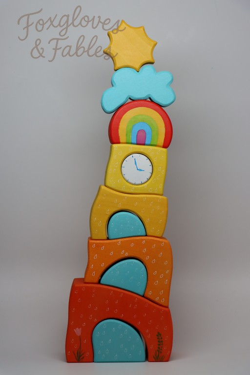Rainbow Stacker Skyscraper