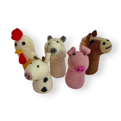Finger Puppets - Farm Friends (Set of 5)