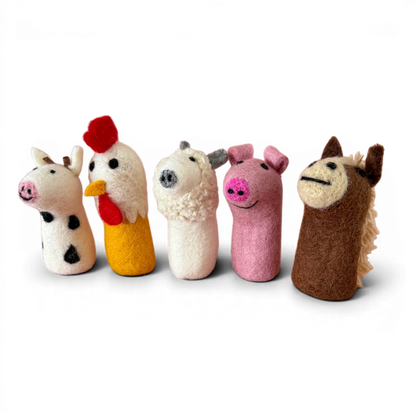 Finger Puppets - Farm Friends (Set of 5)