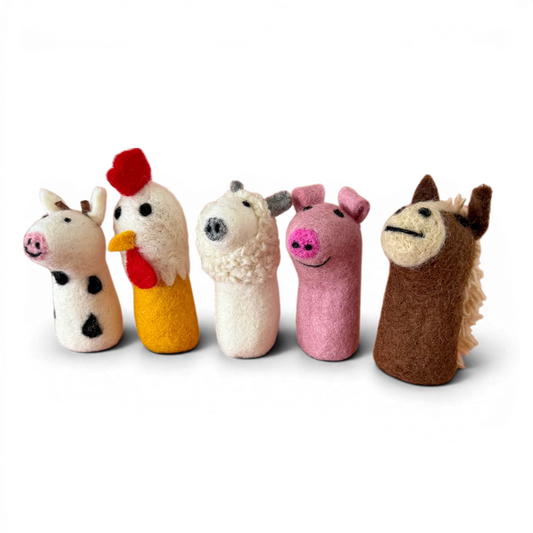 Finger Puppets - Farm Friends (Set of 5)
