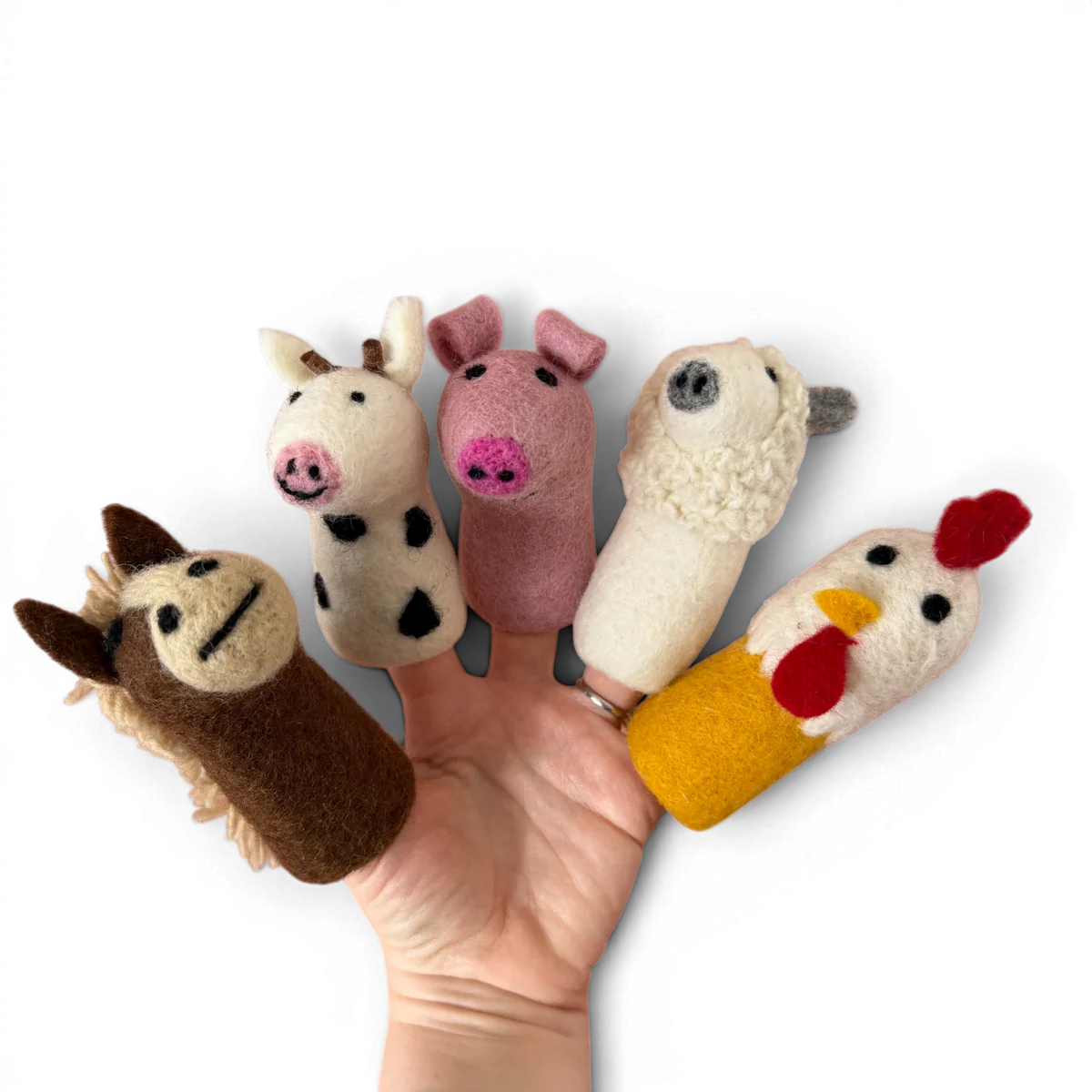 Finger Puppets - Farm Friends (Set of 5)