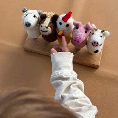 Finger Puppets - Farm Friends (Set of 5)