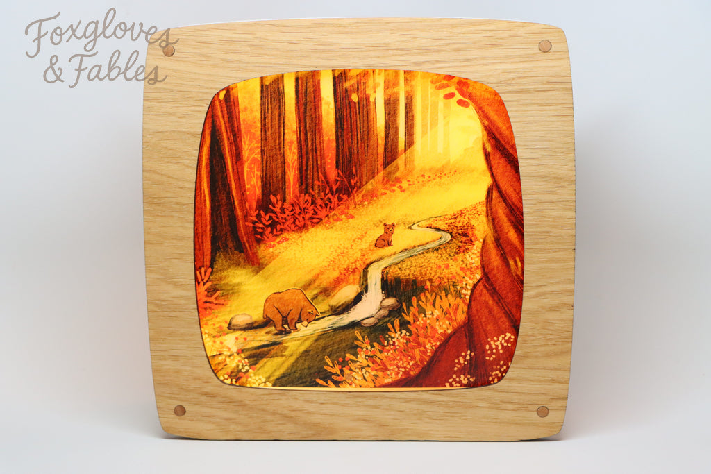 "Bears in the Forest" by Hannah's Illustrations
