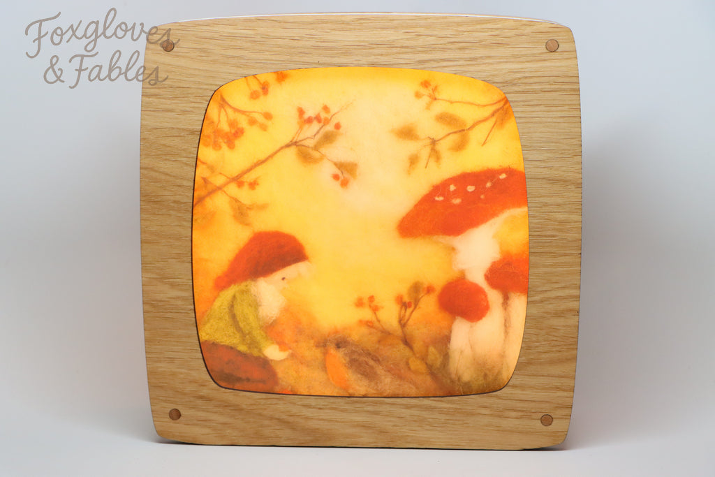 "Gnome with Mushroom" by Ann Galland