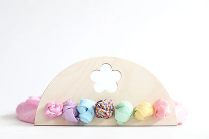 Play Cloth Wooden Display - Flower