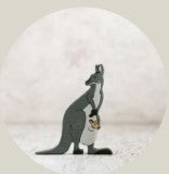 Kangaroo with baby
