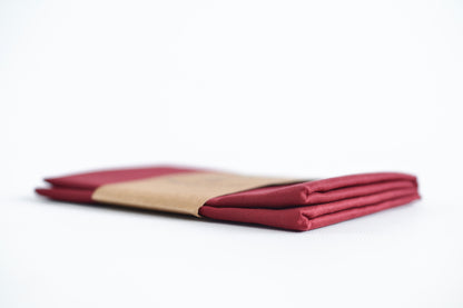 Solid Play Cloths - Bordeaux Red