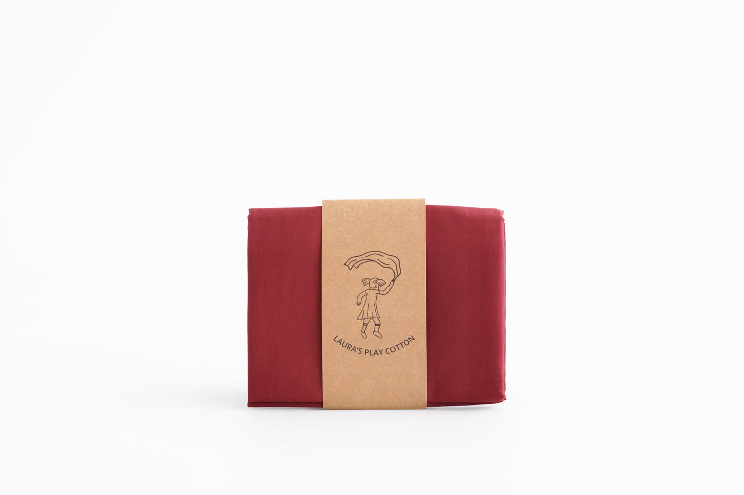 Solid Play Cloths - Bordeaux Red