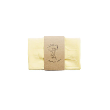 Solid Play Cloths - Pastel Yellow