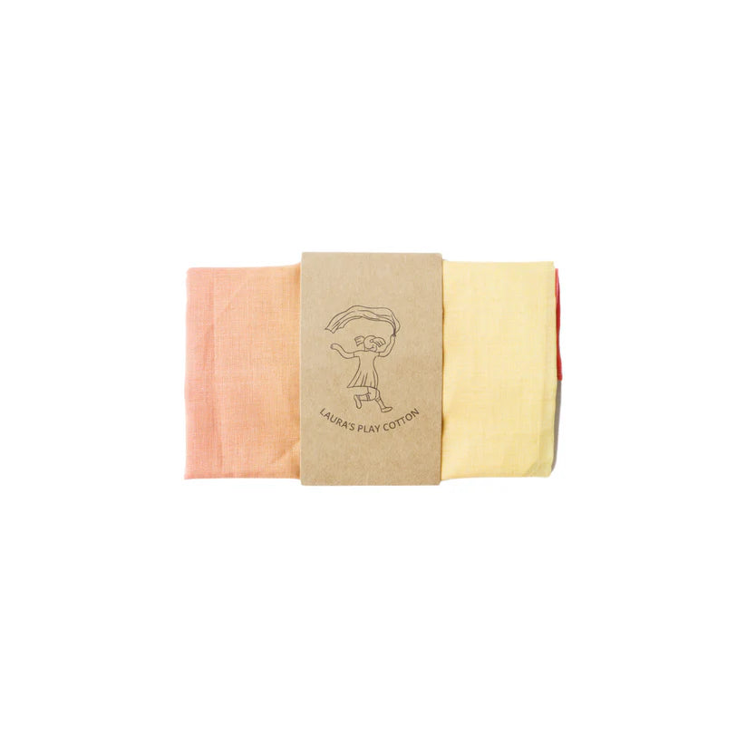 Pastel Rainbow Play Cloths