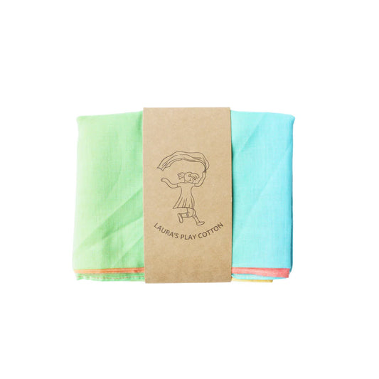 Pastel Rainbow Play Cloths