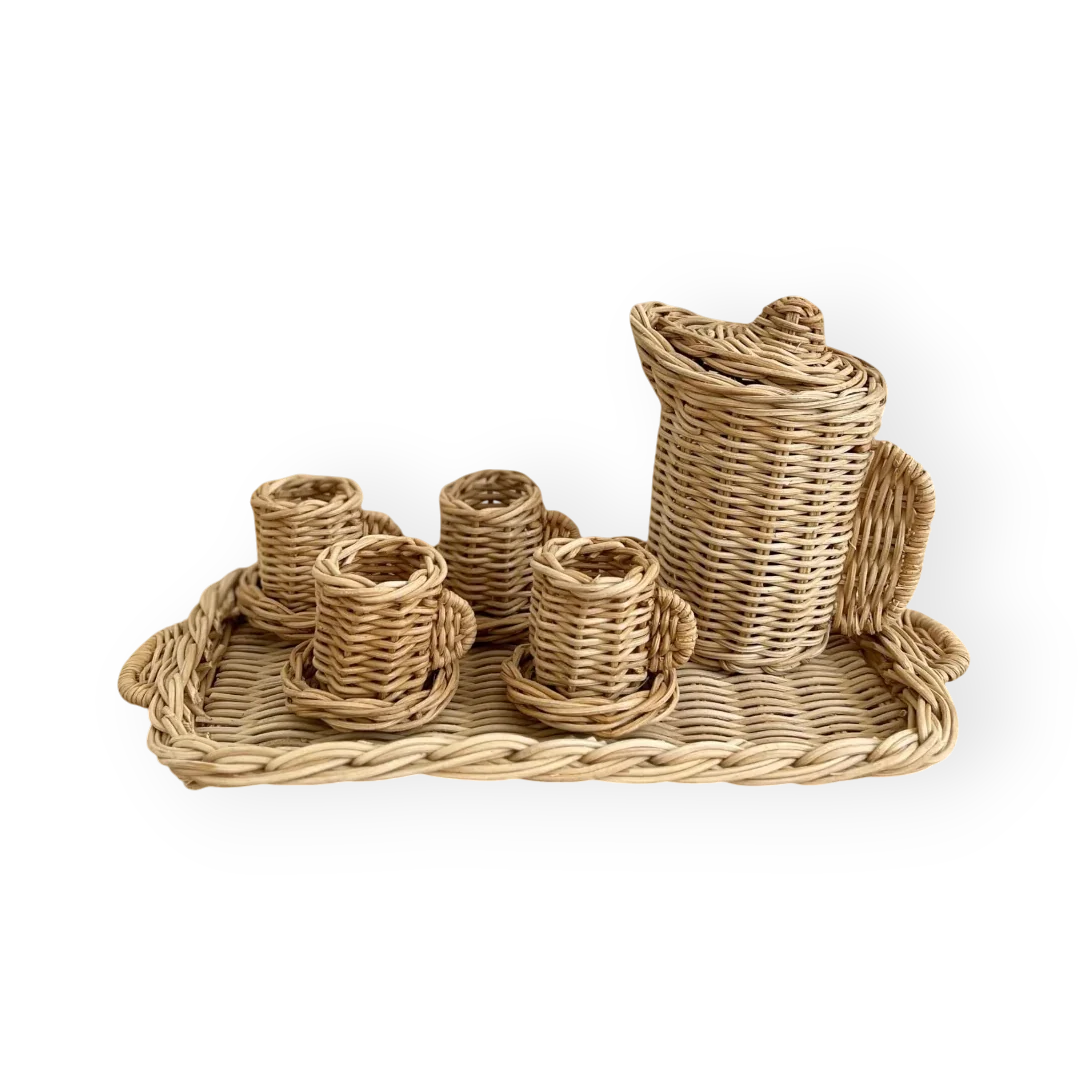 Rattan Lemonade Set (Set of 10)