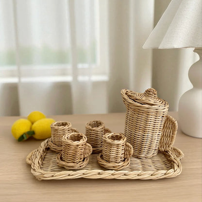 Rattan Lemonade Set (Set of 10)