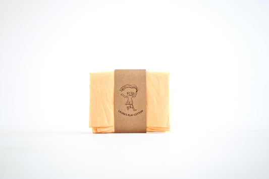 Solid Play Cloths - Pastel Orange