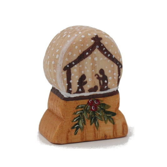 Miniature Nativity Scene Snow Globe