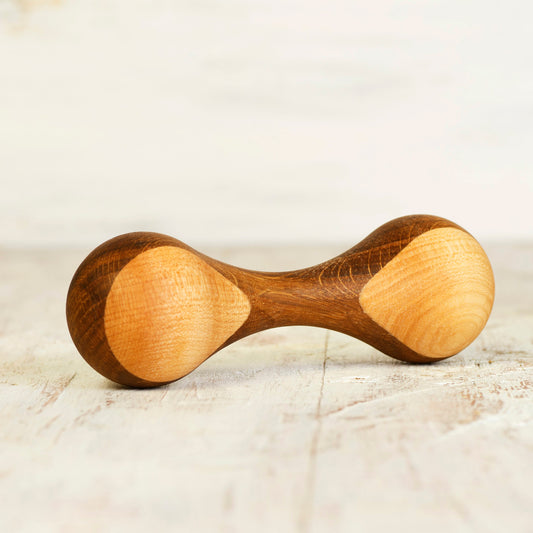 Heirloom baby rattle oak - ashwood