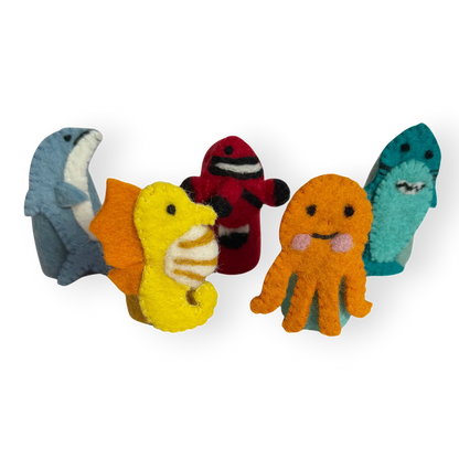 Finger Puppets - Ocean Friends (Set of 5)