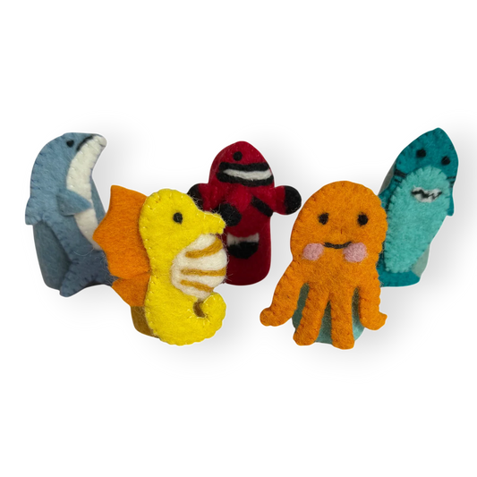 Finger Puppets - Ocean Friends (Set of 5)
