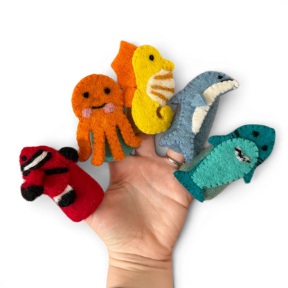 Finger Puppets - Ocean Friends (Set of 5)