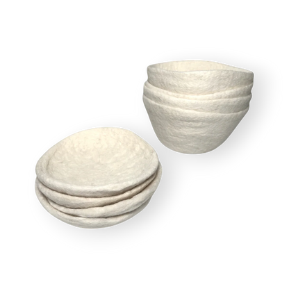 White Plate & Bowl Pack (Set of 8)